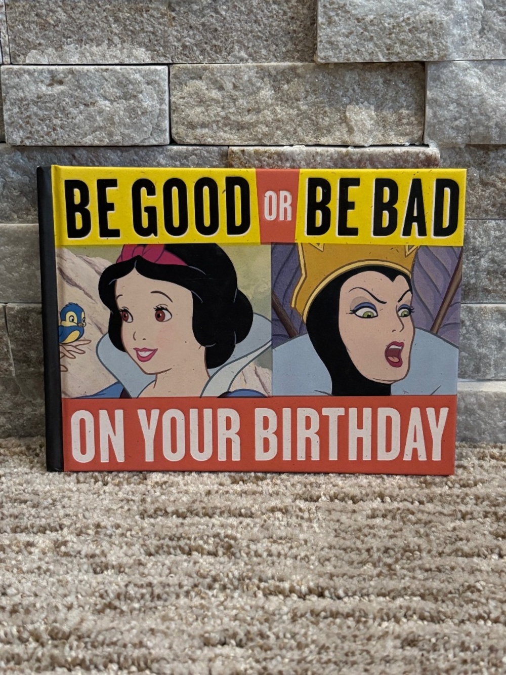 Disney x Hallmark “Be Good Or Be Bad On Your Birthday” Funny Birthday Gift Book
